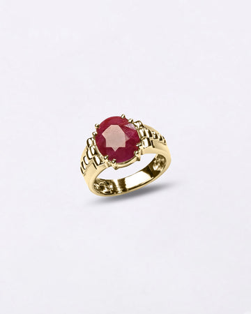 Myra statement of authenticity for gemstone jewelry on a light background