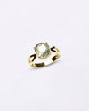 White Sapphire Desinger Ring in Gold from Myra Gems