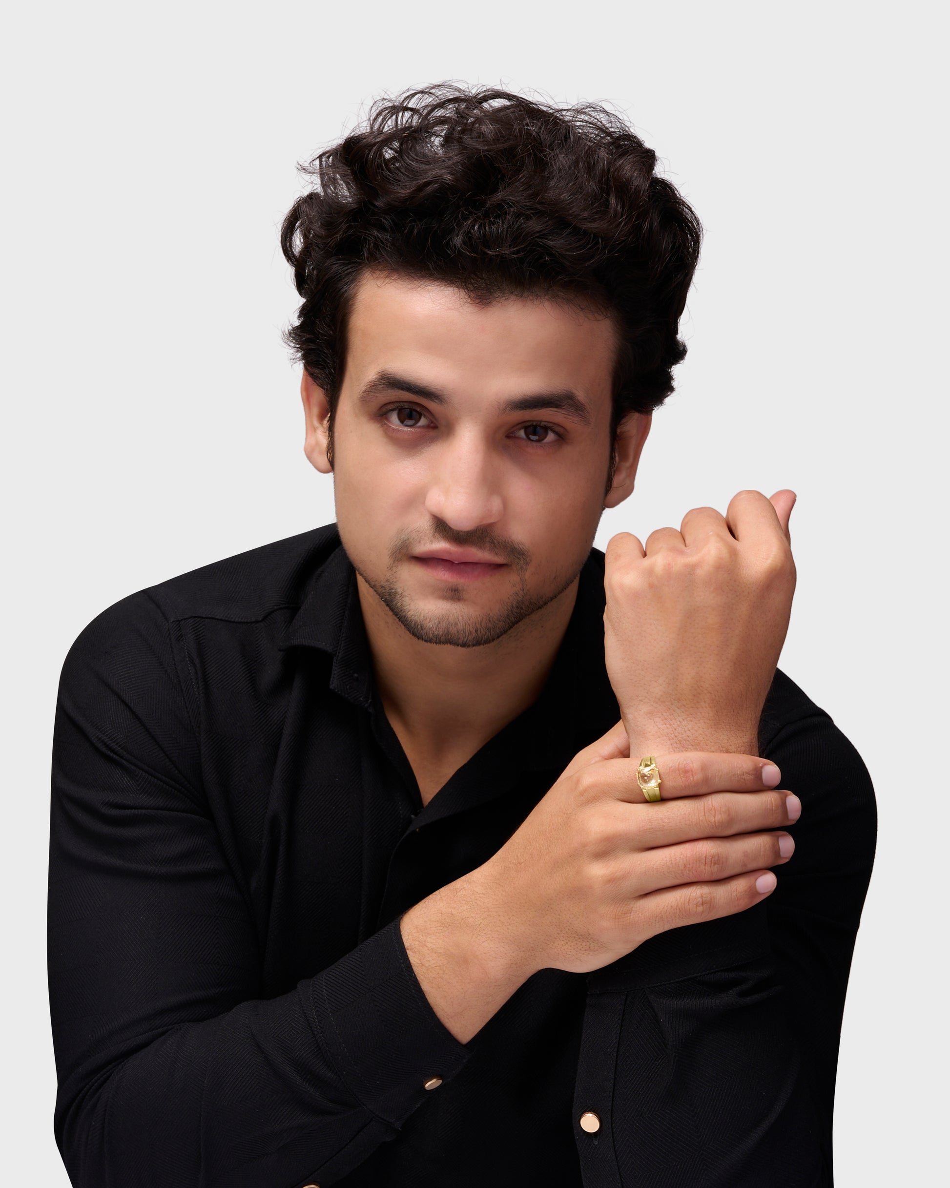 Guru Gemstone Ring for Men Design from Myra Gems