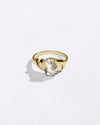 Royal White Sapphire Stone 18K Gold Ring from Myra Gems