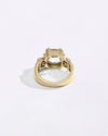Natural Pukhraj Men Design in Gold Ring from Myra Gems