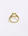 Original Pukhraj Ring with 18K Gold Band from Myra Gems