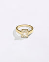 Original Pukhraj Ring with 18K Gold Band from Myra Gems
