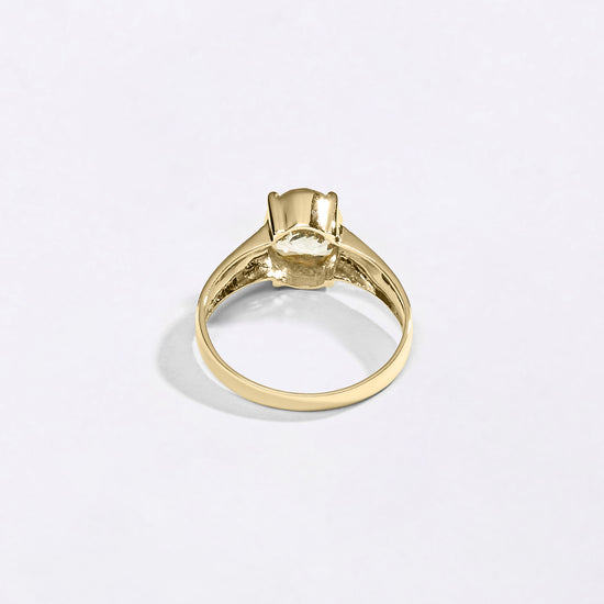 Superior Designs of White Sapphire Ring in Gold from Myra Gems