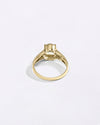 Superior Designs of White Sapphire Ring in Gold from Myra Gems