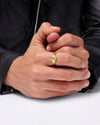 Superior Designs of White Sapphire Ring in Gold from Myra Gems