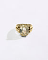 Astrology White Sapphire Gemstone Ring from Myra Gems