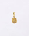 Plain Yellow Sapphire Pendant in 18K Gold from Myra Gems
