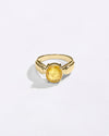 Royal Pukhraj Gemstone Ring In Gold from Myra Gems