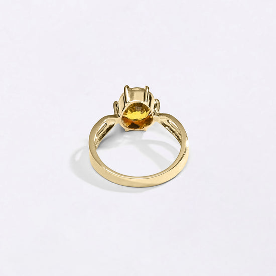 Female Gold Gemstone Ring Collection from Myra Gems