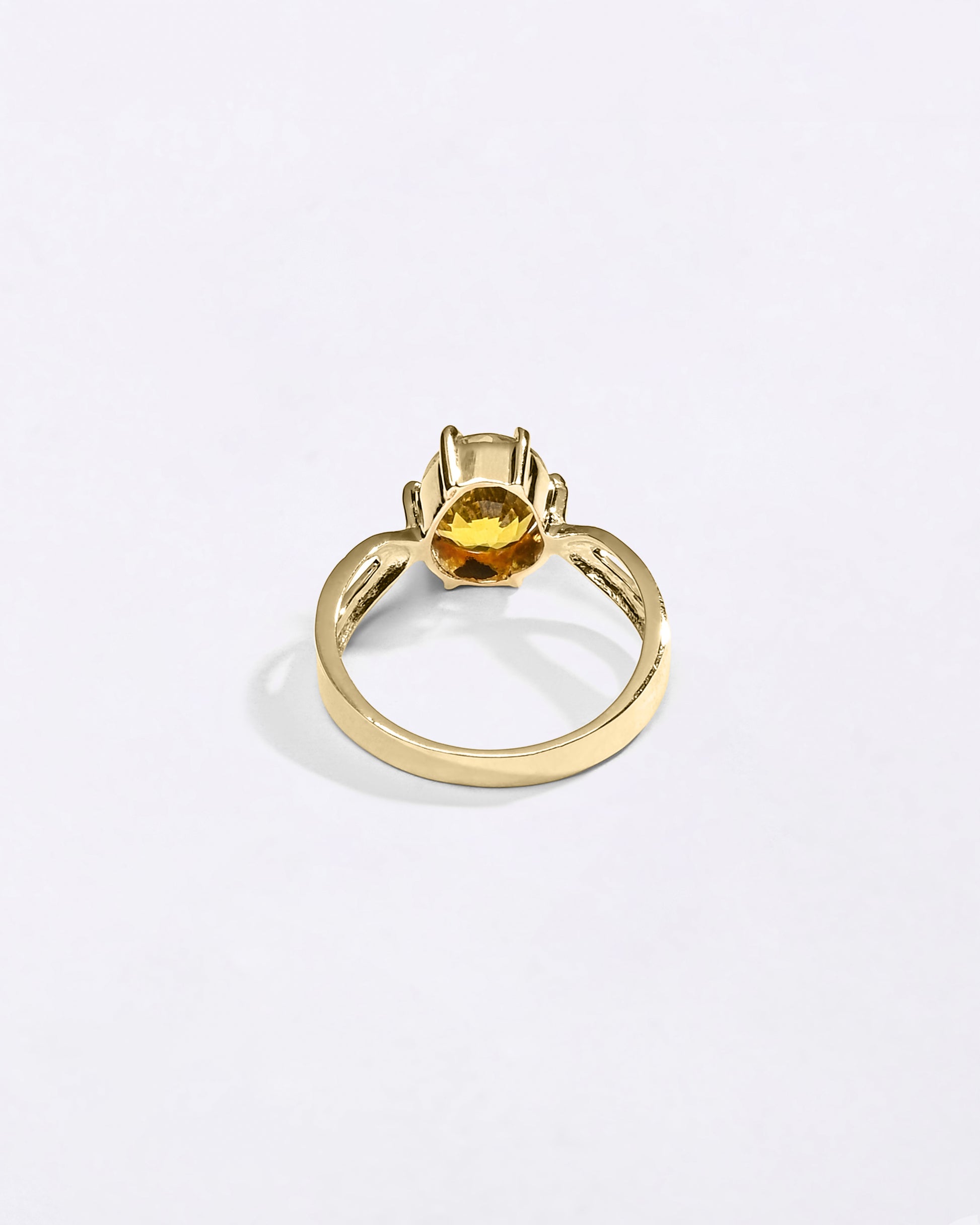 Female Gold Gemstone Ring Collection from Myra Gems
