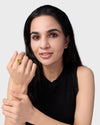 Female Gold Gemstone Ring Collection from Myra Gems