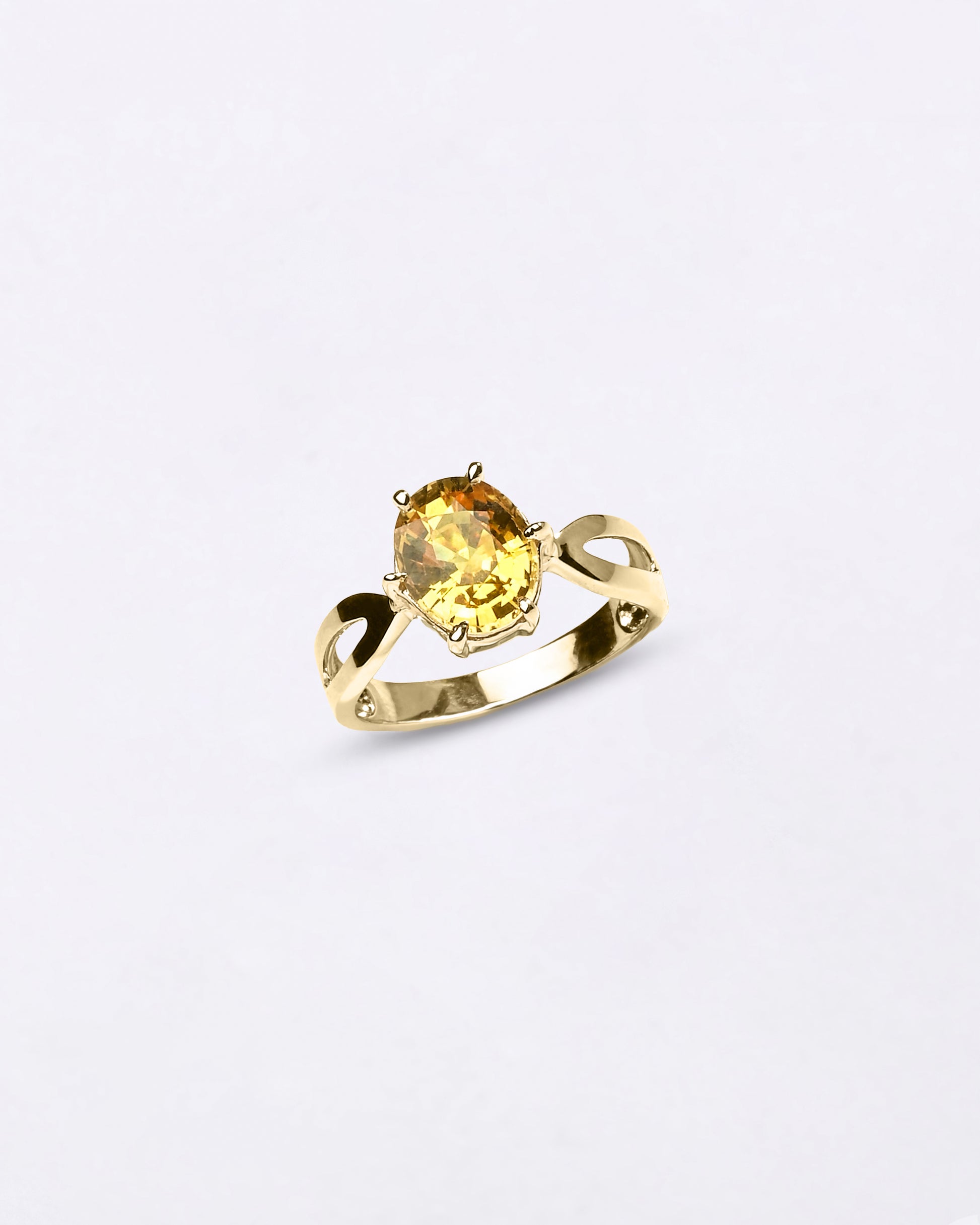 Female Gold Gemstone Ring Collection from Myra Gems