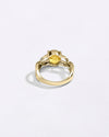 18K Gold Pukhraj Gemstone Ring for Men from Myra Gems