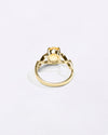Natural Yellow Sapphire Ring for Female in 18K Gold from Myra Gems