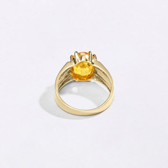 Gold Gemstone Ring Collection of Sapphire For Him from Myra Gems