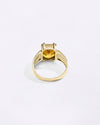 Rectangular Cut Sapphire Ring In 18K Gold for Male from Myra Gems