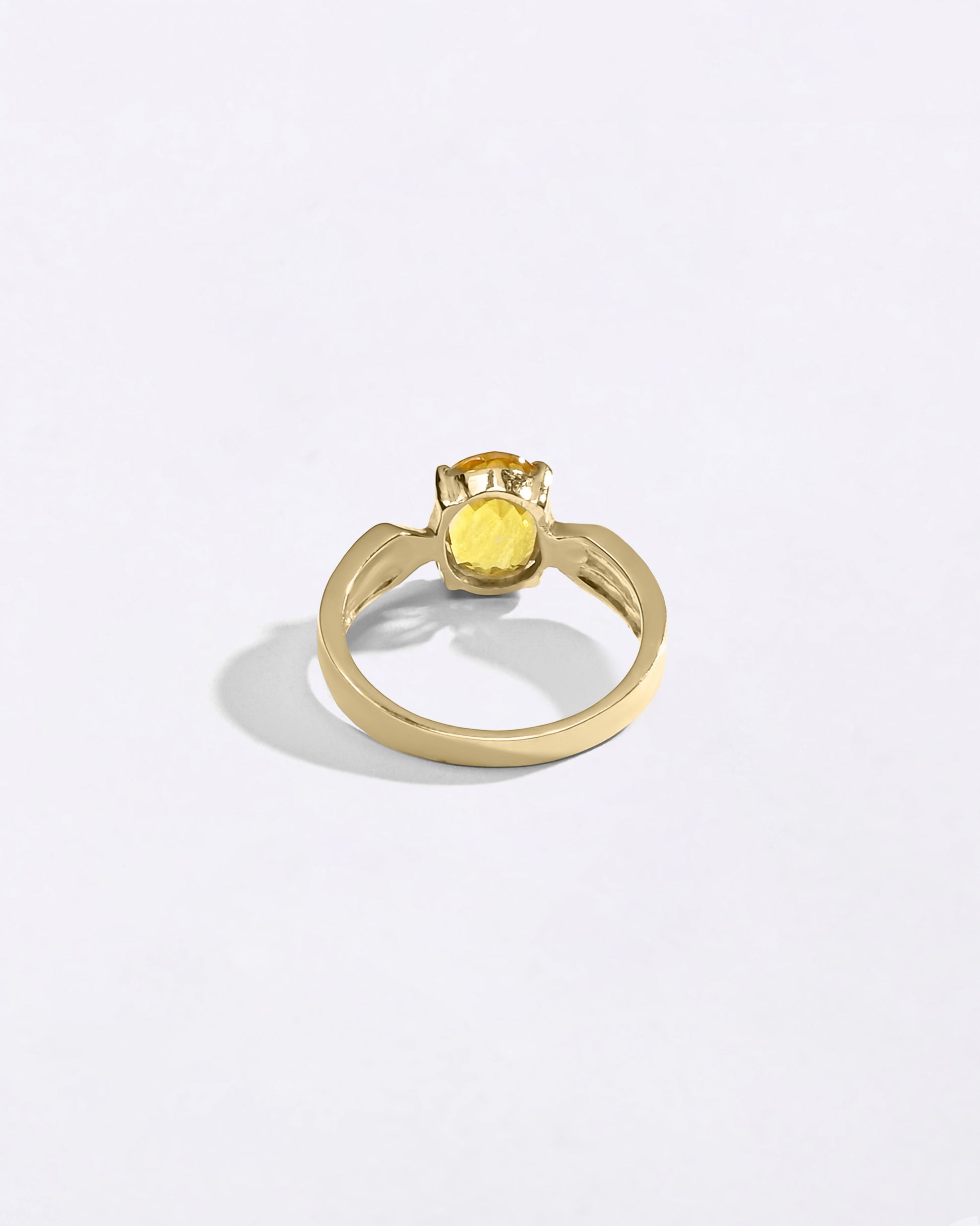 Classy Design of Guru Stone Ring in Gold from Myra Gems