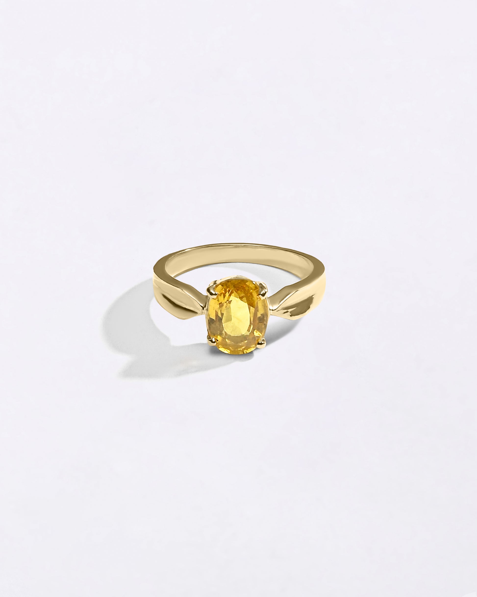 Classy Design of Guru Stone Ring in Gold from Myra Gems