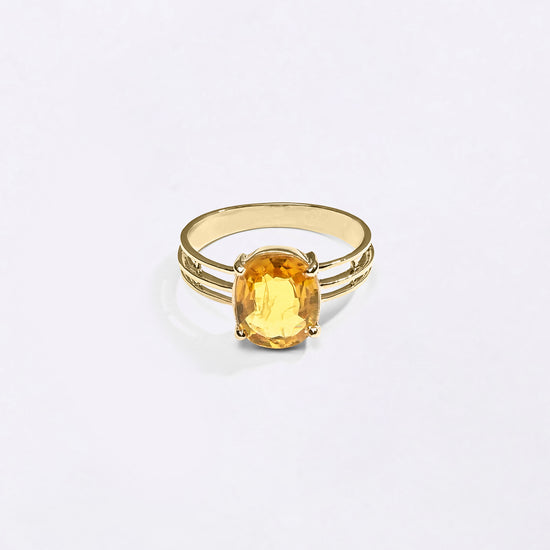 Desginer Modern Ring of Gemstone In Gold from Myra Gems