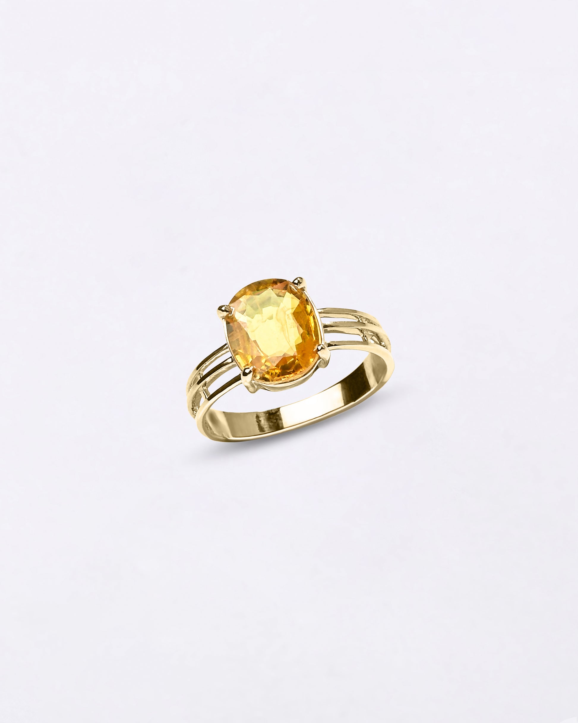 Desginer Modern Ring of Gemstone In Gold from Myra Gems