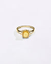 Yellow Sapphire Ring for Male In 18K Gold from Myra Gems