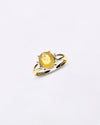 Yellow Sapphire Ring for Male In 18K Gold from Myra Gems
