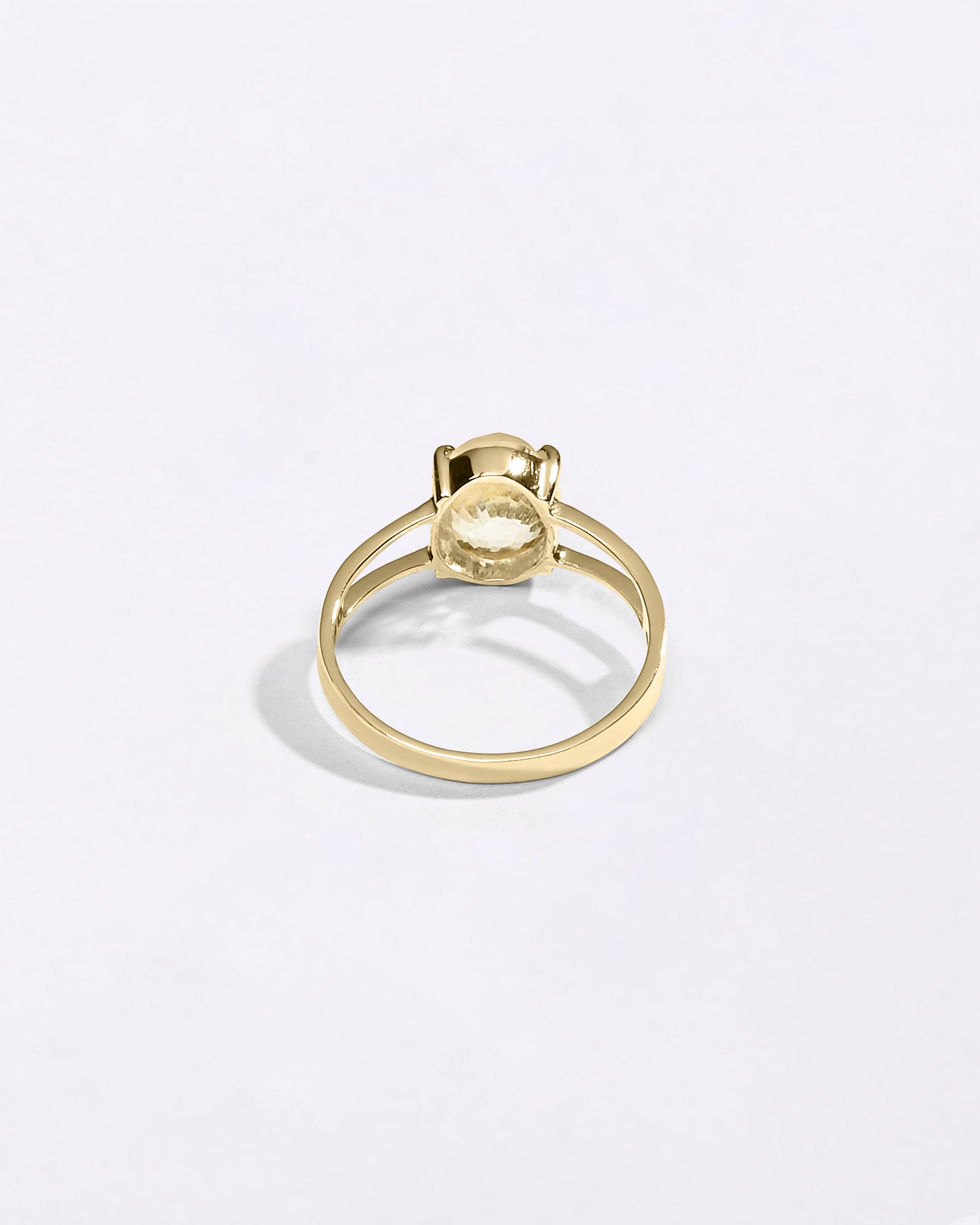 Ceylon Sapphire Ring In 18K Hallmark Gold from Myra Gems