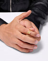 Ceylon Sapphire Ring In 18K Hallmark Gold from Myra Gems