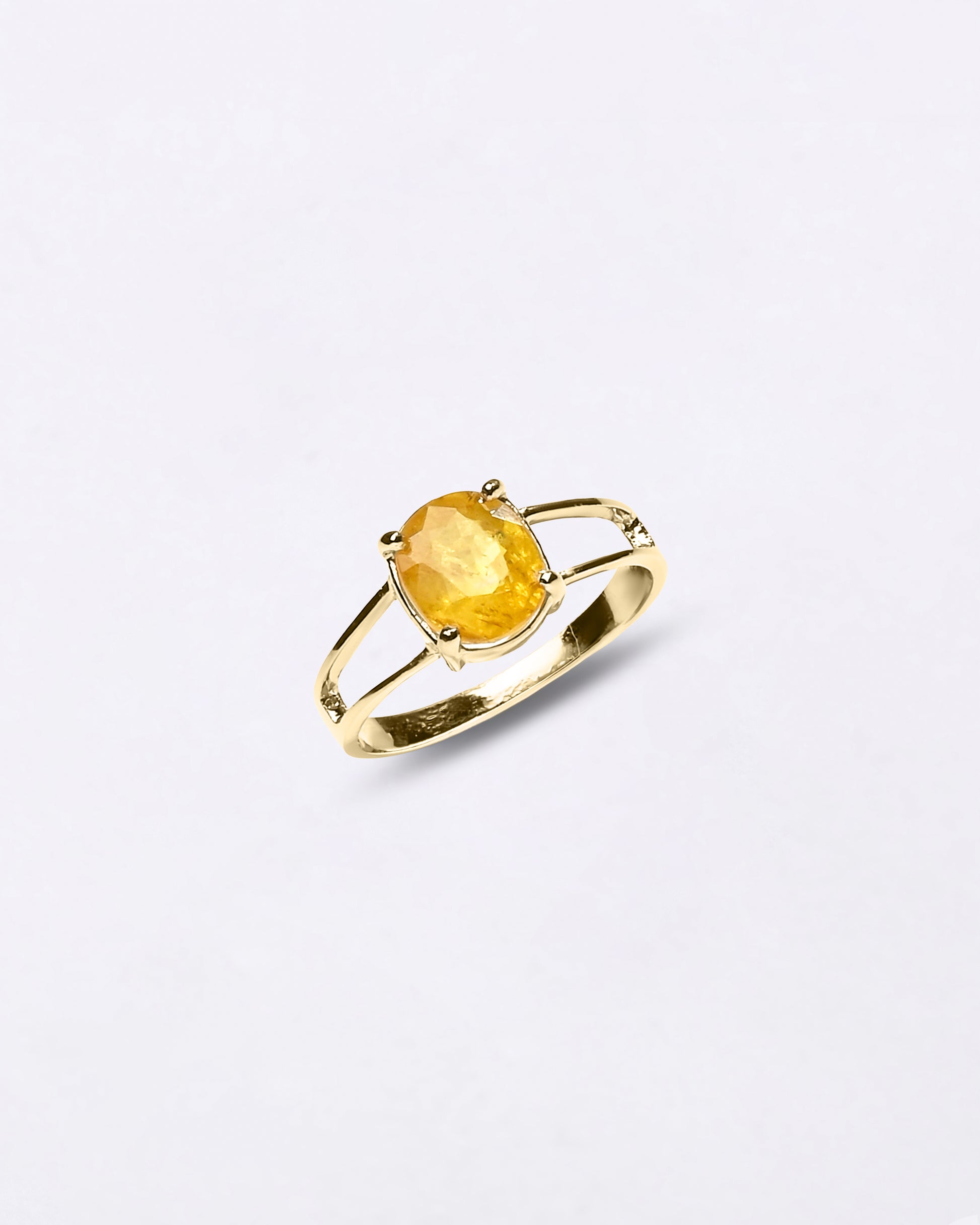 Gold Gemstone Ring Collection of Sapphire for Female from Myra Gems