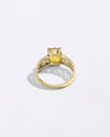 Unisex Design of Pukhraj in 18K Gold Myra Gems