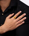 Unique Design of Guru Gemstone in 18K Gold from Myra Gems