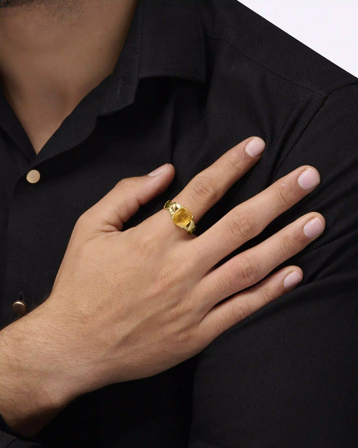 Yellow Sapphire Gold Rings