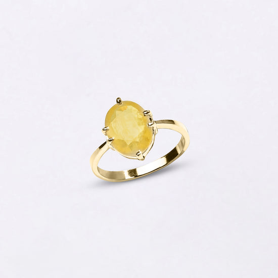 Thailand Sapphire Ring In 18K Gold from Myra Gems