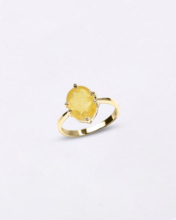Thailand Sapphire Ring In 18K Gold from Myra Gems