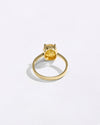 18K Gold Pukhraj Gemstone Ring from Myra Gems