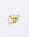 18K Gold Pukhraj Gemstone Ring from Myra Gems