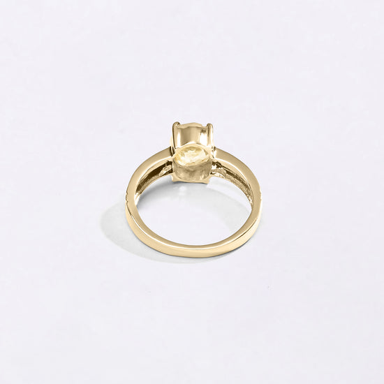 Original Yellow Sapphire Ring for Female in 18K Gold from Myra Gems