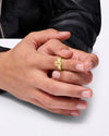 Original Yellow Sapphire Ring for Female in 18K Gold from Myra Gems