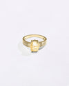 Original Yellow Sapphire Ring for Female in 18K Gold from Myra Gems