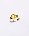 Royal Yellow Sapphire Gemstone Ring In Gold from Myra Gems