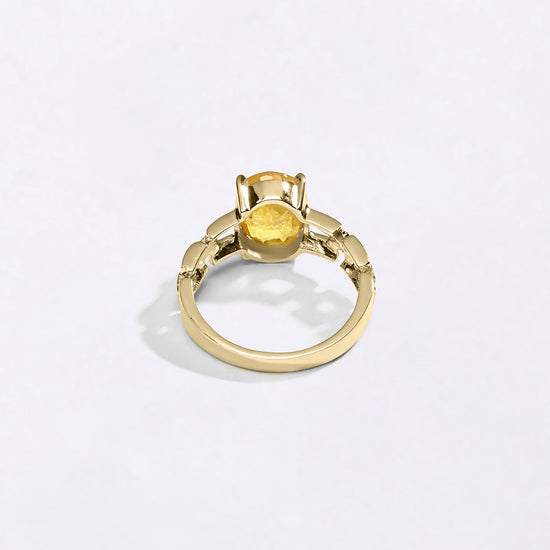 Rolex Ceylon Sapphire Ring In 18K Gold from Myra Gems
