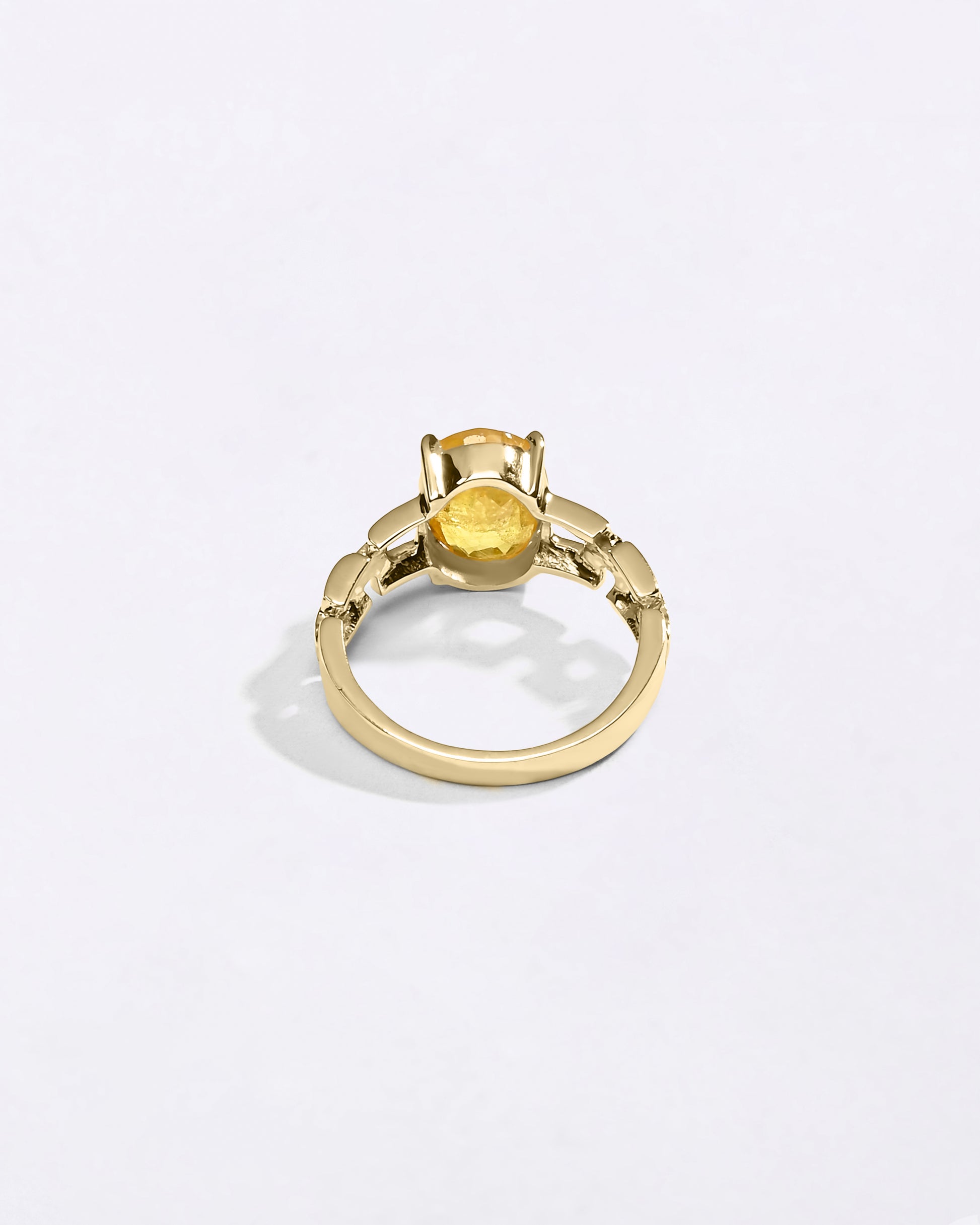 Rolex Ceylon Sapphire Ring In 18K Gold from Myra Gems