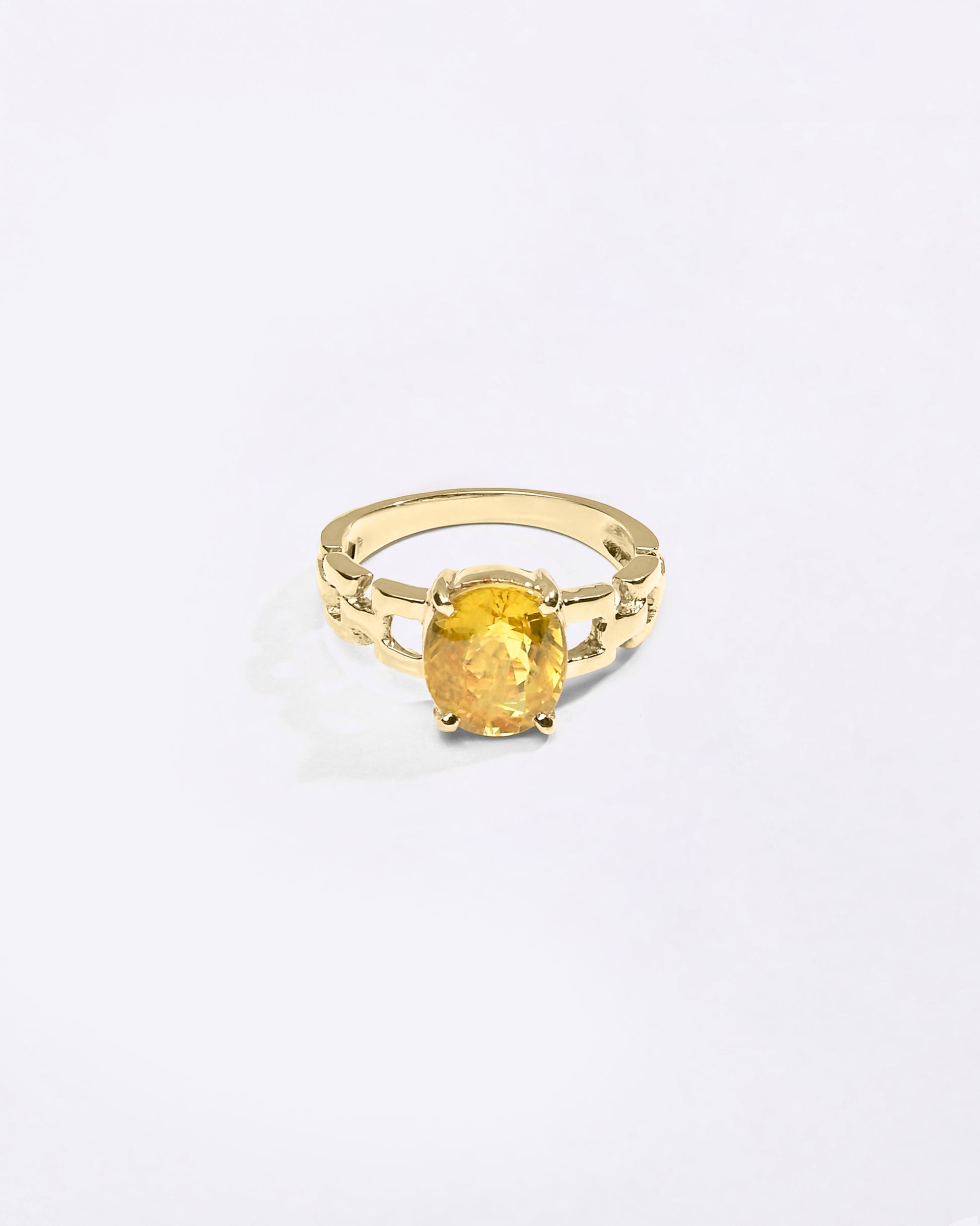 Gold Gemstone Ring Collection of Sapphire For Men from Myra Gems