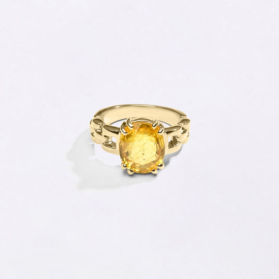 Gold Gemstone Ring Collection of Sapphire from Myra Gems