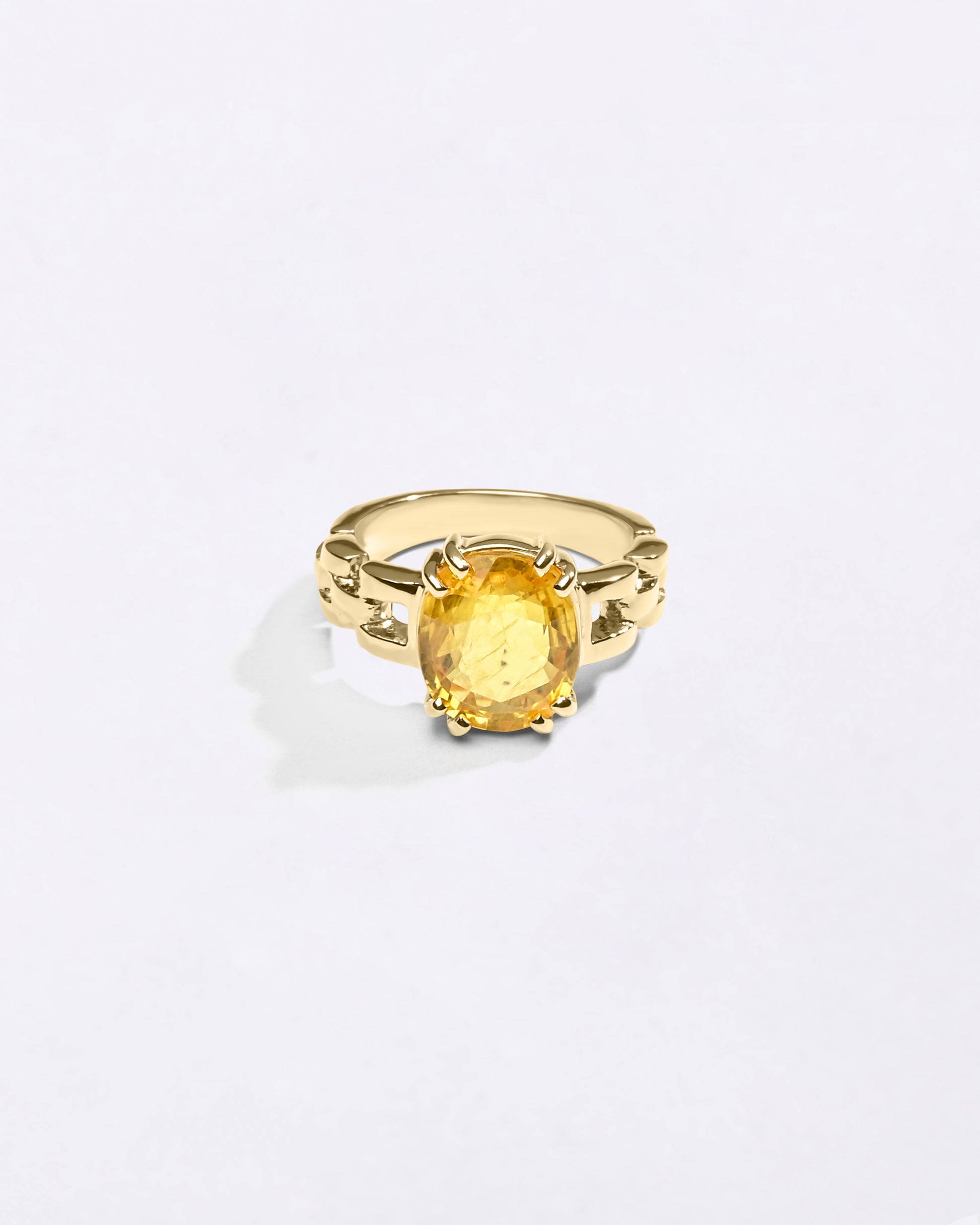 Gold Gemstone Ring Collection of Sapphire from Myra Gems