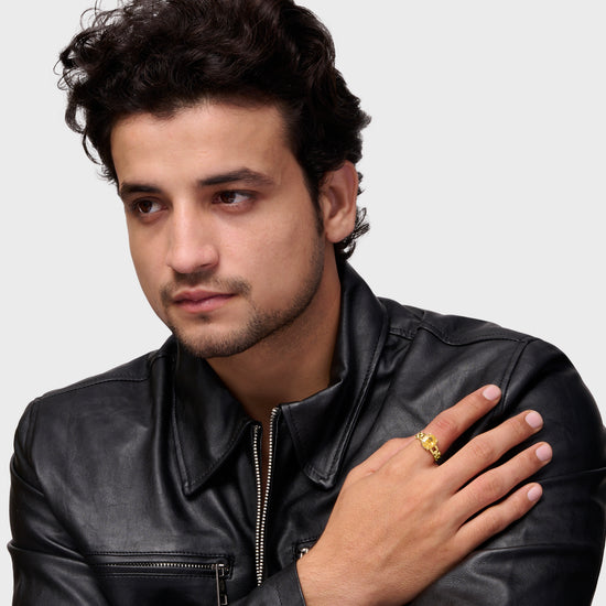 Gold Gemstone Ring Collection of Sapphire For Men from Myra Gems
