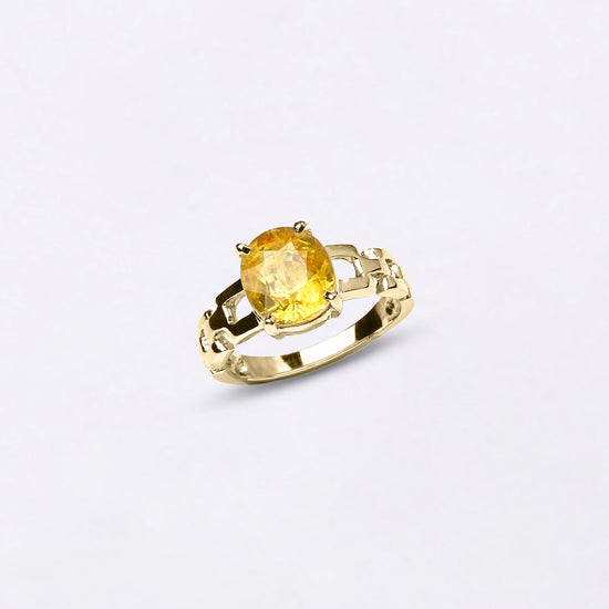 Gold Gemstone Ring Collection of Sapphire For Men from Myra Gems