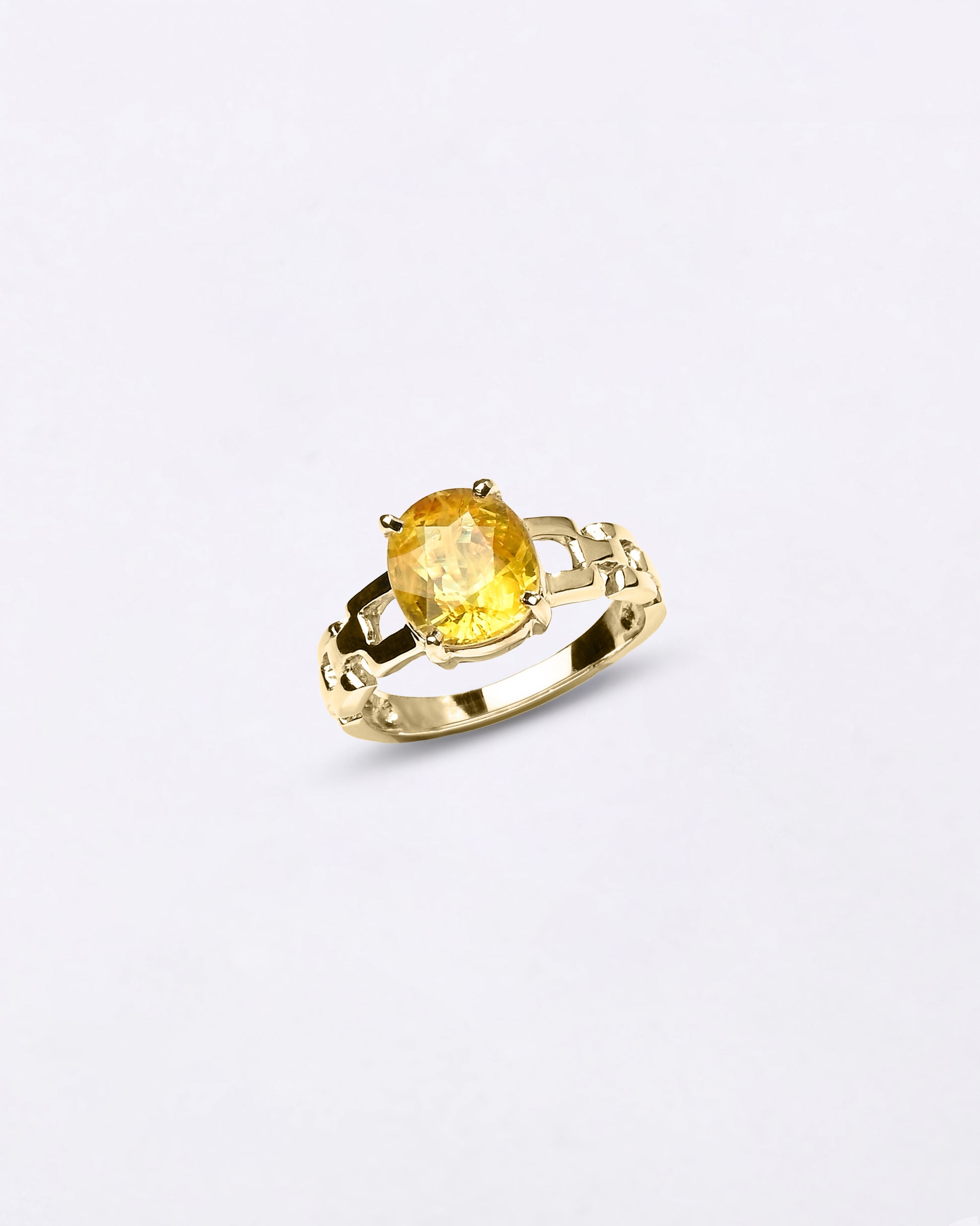 Gold Gemstone Ring Collection of Sapphire For Men from Myra Gems