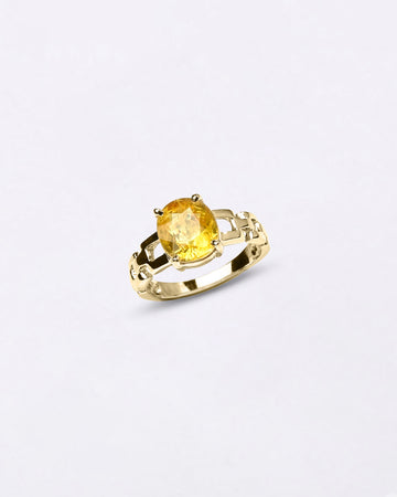 Gold Gemstone Ring Collection of Sapphire For Men from Myra Gems